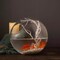 Clear 9" Slanted Glass Terrarium Vase Wedding Party Centerpieces Decorations